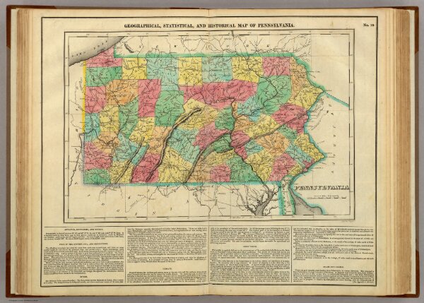 Map Of Pennsylvania.
