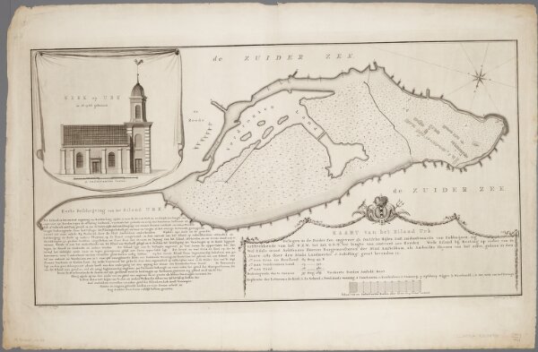 Kaart van het eiland Urk / getekend door J. Schilling ; gegraveerd door C. van Baarsel