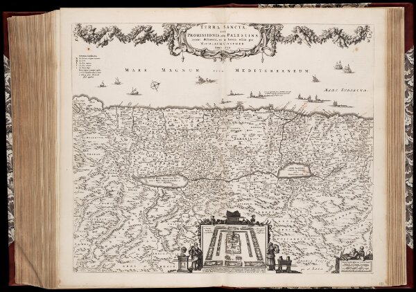 Terra Sancta, sive Promissionis, olim Palestina / recens delineata, et in lucem edita per Nicolaum Visscher anno 1659