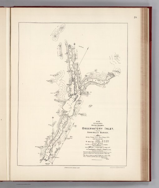 Facsimile:  Observatory Inlet - Admiralty Survey.