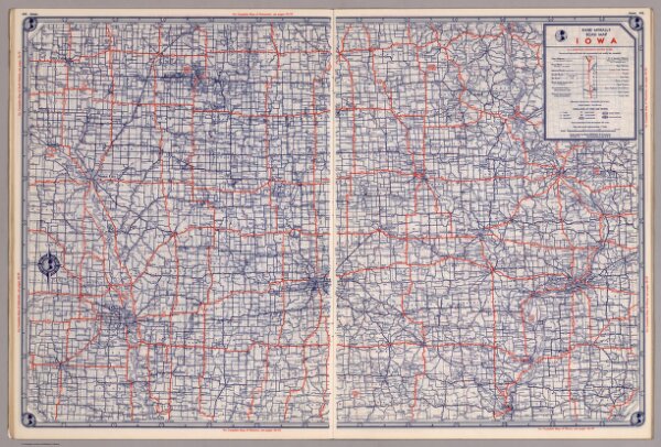 Rand McNally Road map: Iowa