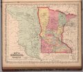 Map of Minnesota and Dakota : Published by Charles Desilver. 36