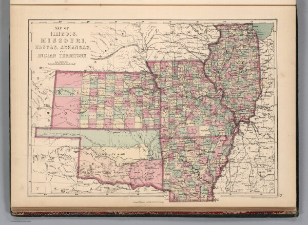 Illinois, Missouri, Kansas, Arkansas, and Indian Territory.