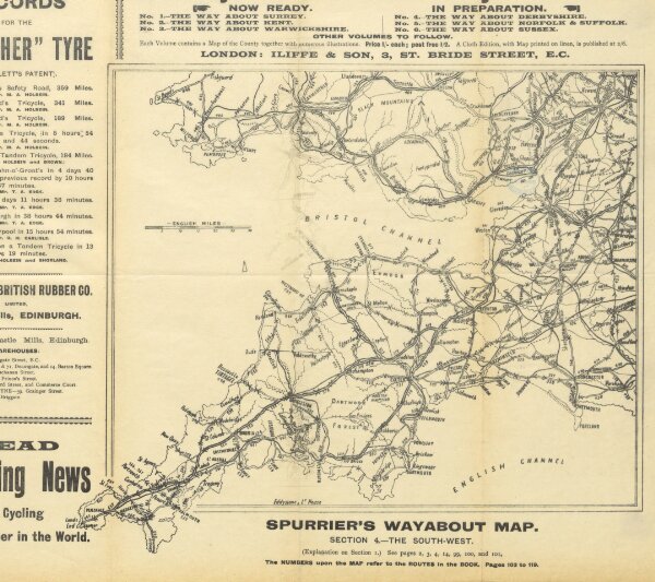 The Cyclists' Route Book for Great Britain and Ireland, including the Isles of Man and Wight, etc