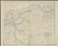 Hydrographische kaart der zeegaten van Vlieland, Terschelling en Ameland, met de vaarwaters naar Harlingen en verder de Zuider Zee opgaande, tot aan de Middelgronden