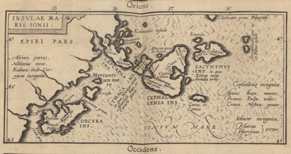 Insulae Maris Ionii. [Karte] , in: Theatrum orbis terrarum, S. 520.