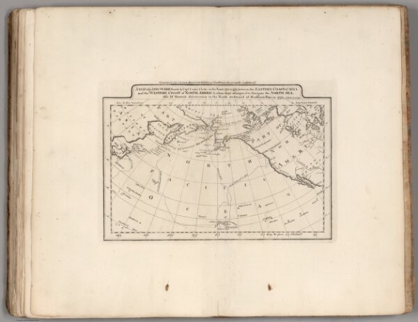 Map of the Discoveries made by Capts. Cook & Clerke.