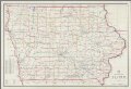 Post Route Map of the State of Iowa Showing Post Offices ... July 1, 1959.