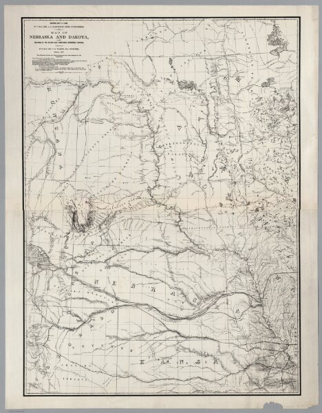 Map Of Nebraska And Dakota