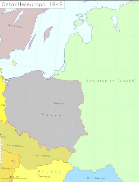 Ostmitteleuropa 1949
