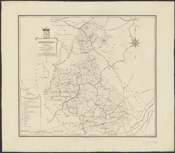 Hennaarderadeel, de vijfde grietenij van Westergoo : kadastrale gemeenten 1. Wommels 2. Oosterend, IIe kanton (Bolsward), IIIe arrondissement (Sneek) Mei 1851 ...