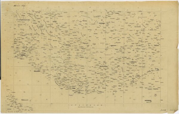 Vorlagen für die Topographische Karte des Kantons Zürich (Wild-Karte): Schrift-Pausen: Blatt XXVII: Stäfa