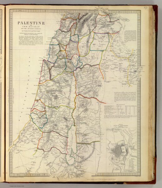 Palestine, adjacent districts