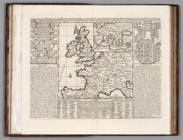 Tome III. No. 45. Carte pour l'intelligence de l'histoire d'Angleterre