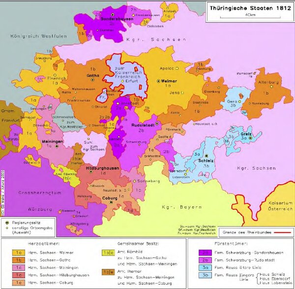 Thüringische Staaten 1812