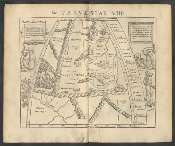 Tabula Asiae VIII. [Karte], in: Claud. Ptolemaeus. Geographia lat. cum mappis [...], S. 317.