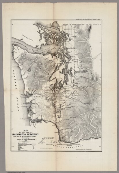 Washington Territory Lying West of the Cascade Mountains,1857