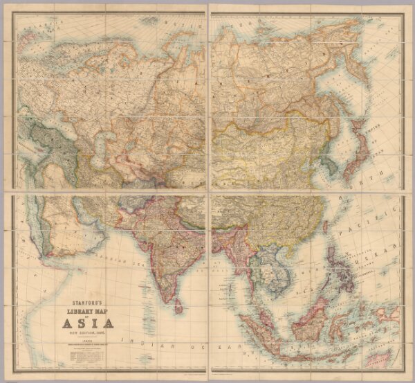 Map Of Asia.