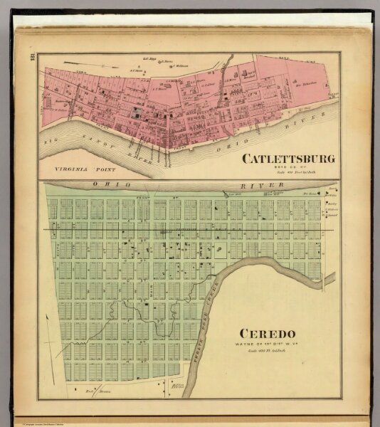 Ceredo, Wayne Co., 1st Dist., W. Va. (with) Catlettsburg, Boyd Co., Ky.