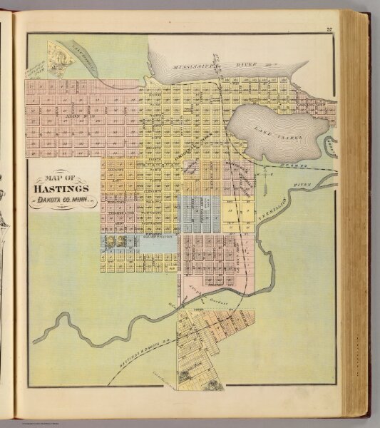 Map of Hastings, Dakota Co., Minn.