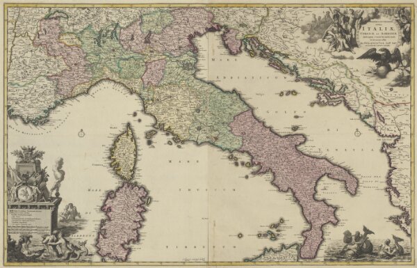 Novissima et accuratissima totius Italiae Corsicae et Sardiniae descriptio