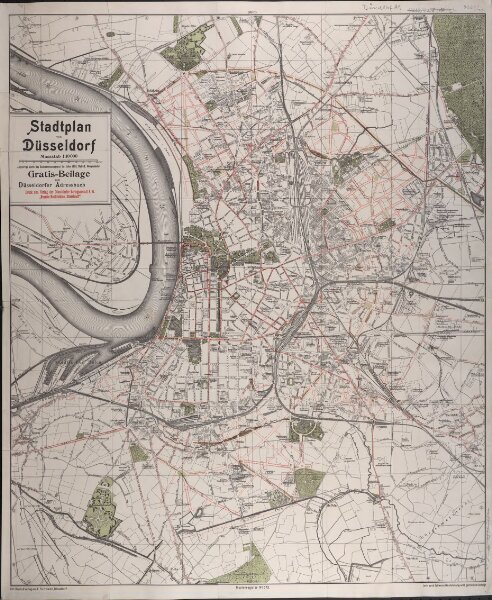 Stadtplan von Düsseldorf