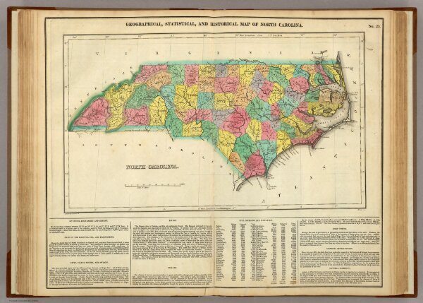 Map Of North Carolina.