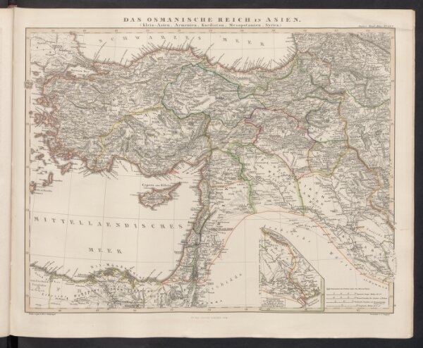 Das Osmanische Reich in Asien (Klein-Asien, Armenien, Kurdistan, Mesopotamien, Syrien)