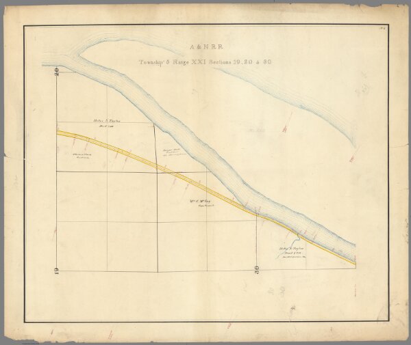 2. A. & N. R.R. (Plans for route of Atchison and Nebraska Railroad)