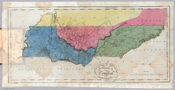 The State of Tennessee, 1832.