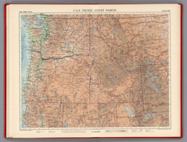 U.S.A. Pacific Coast North, Plate 110, Vol. V