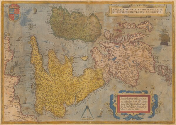 Angliae, Scotiae, Et Hiberniae, Sive Britaniicar: Insularum Descriptio. [Karte], in: Theatrum orbis terrarum, S. 24.