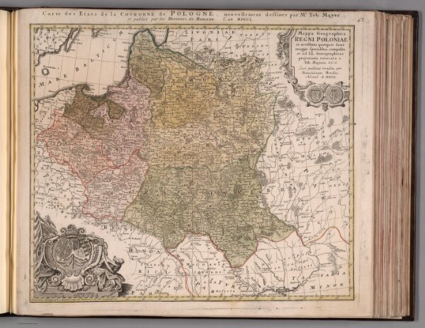 Mappa Geographica Regni Poloniae.