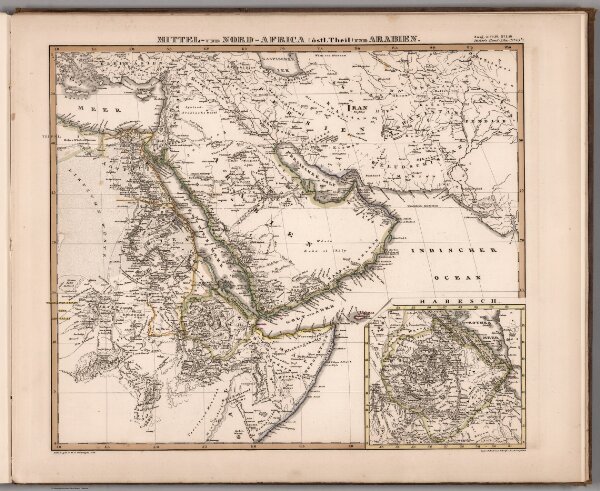 Mittel - und Nord-Afrika.  (North and Central Africa, Arabian Peninsula).  Habesch (Ethiopia and Eritrea).