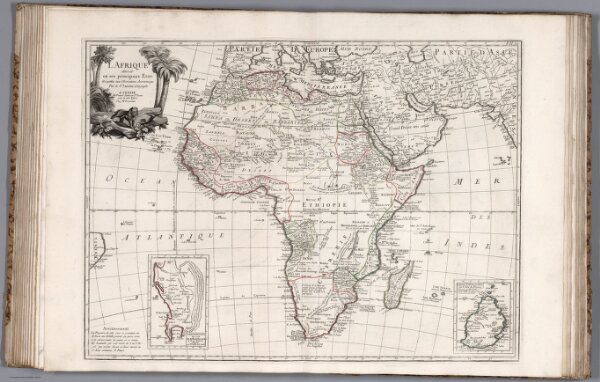 L'Afrique, a map from 1784