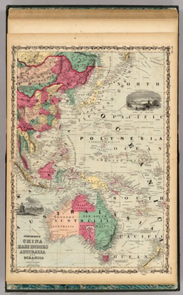 China East Indies Australia And Oceanica.