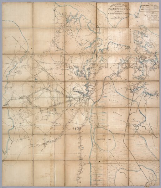 Military Map of a part of Eastn. Virginia.
