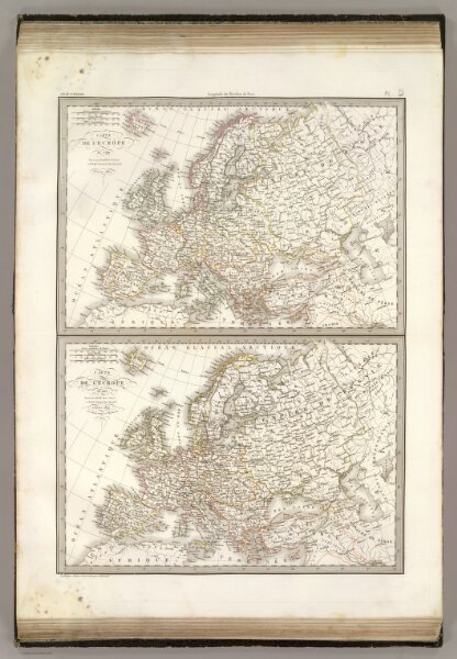 L'Europe 1789, 1813.