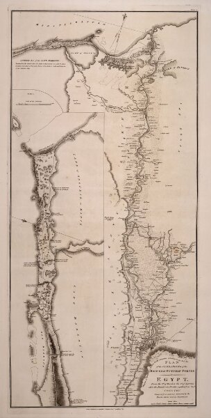 Plan of the Operations of the British & Ottoman Forces in Egypt, From the 8th. of March to the 2d. of Sept.r 1801, when the French were Finally expelled from that Country