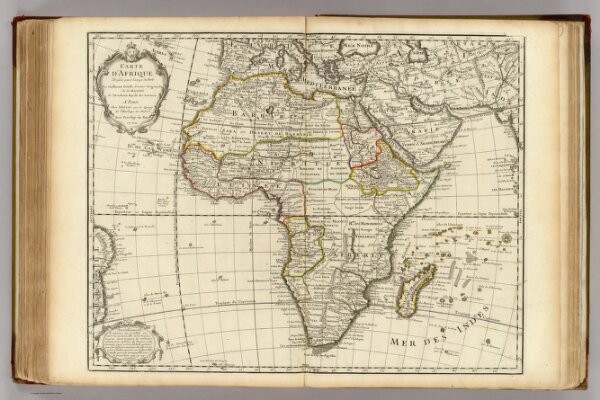 Carte d'Afrique.