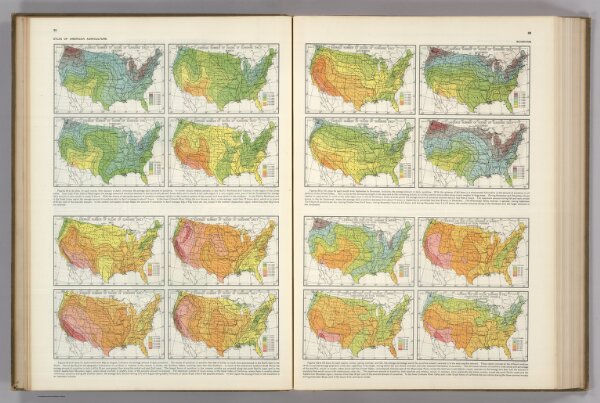 Average Number of Hours of Sunshine ... Average per cent Actual Sunshine....  Atlas of American Agriculture.