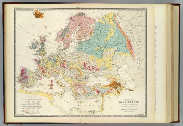 Geological map Europe.