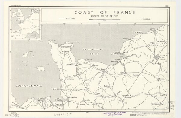 Coast of France : Dieppe to St. Brieuc