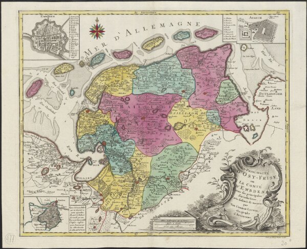 La Principauté d'Ost-Frise ou le Comté d'Embden : avec ses principales jurisdictions