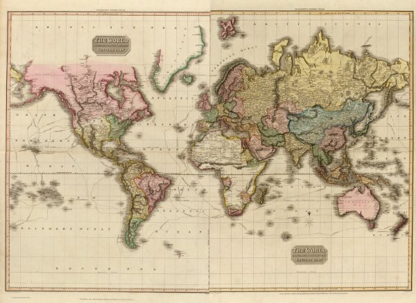 The World on Mercator's projection.