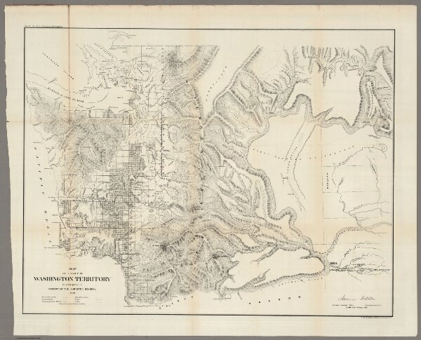 Map of a Part of Washington Territory,1859