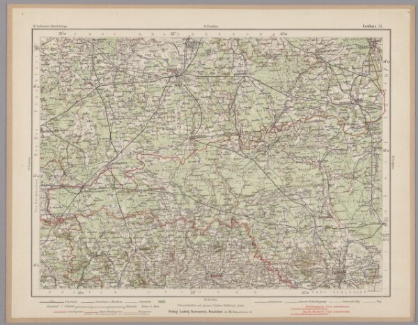 Cottbus 75, uit: Special-Karte von Mittel-Europa / nach amtlichen Quellen bearbeitet von W. Liebenow