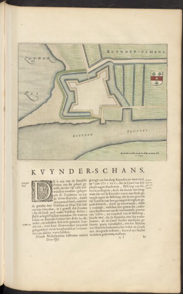KUYNDER-SCHANS : [fortification plan].