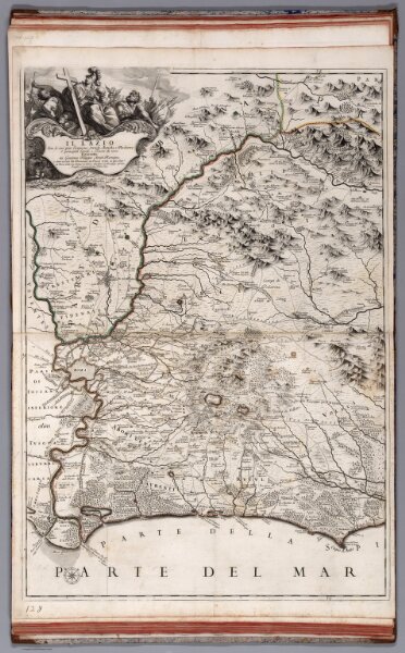Il Lazio. Map 128-129