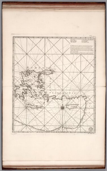 Carte Reduite de la Mer Mediterranee (eastern sheet).